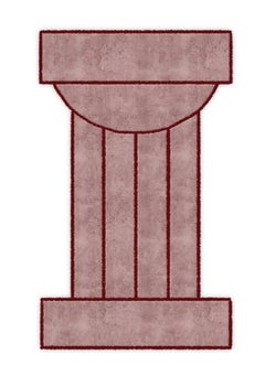 Tapis rose « To Be » de Paolo Stella