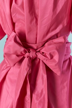 Pink top with ruffle and balloon sleeve and belt STELLA McCARTNEY