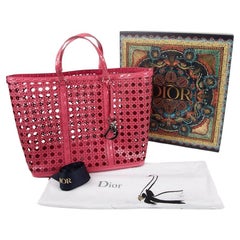 Used Pink Tote Bag Dior