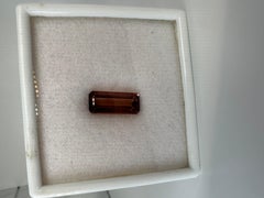 Pink Tourmaline 18mm Loose emerald cut certified