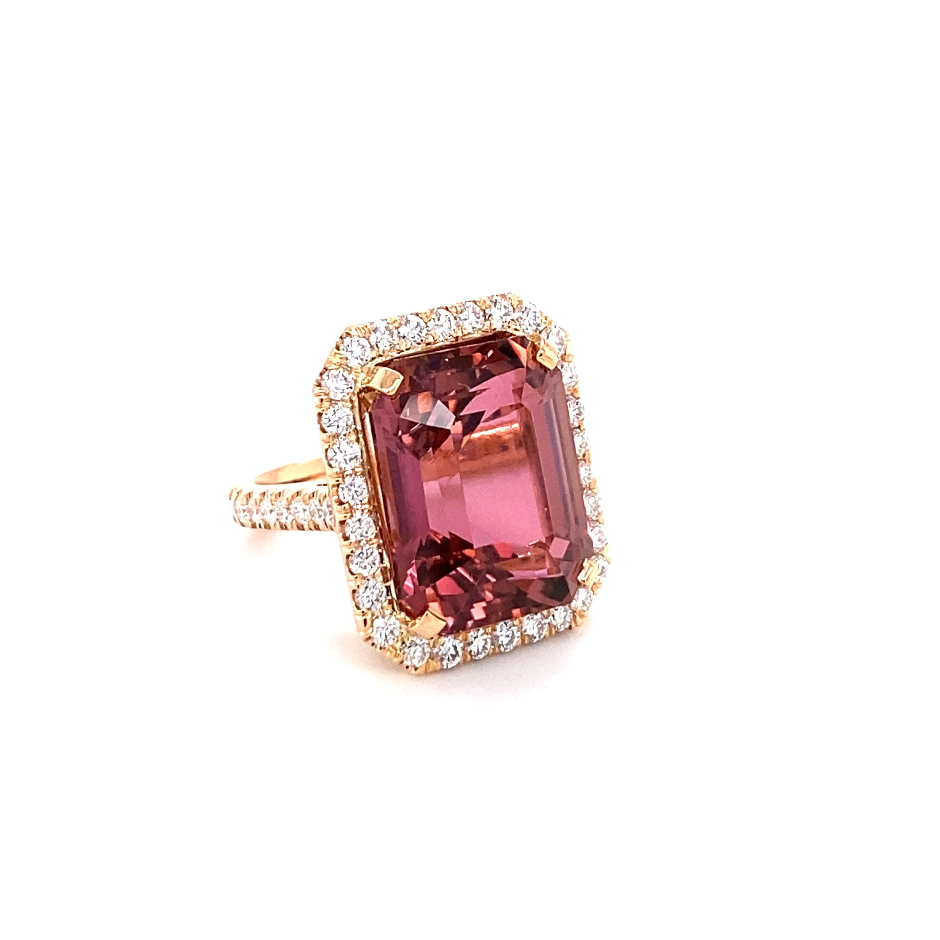 pink orange tourmaline