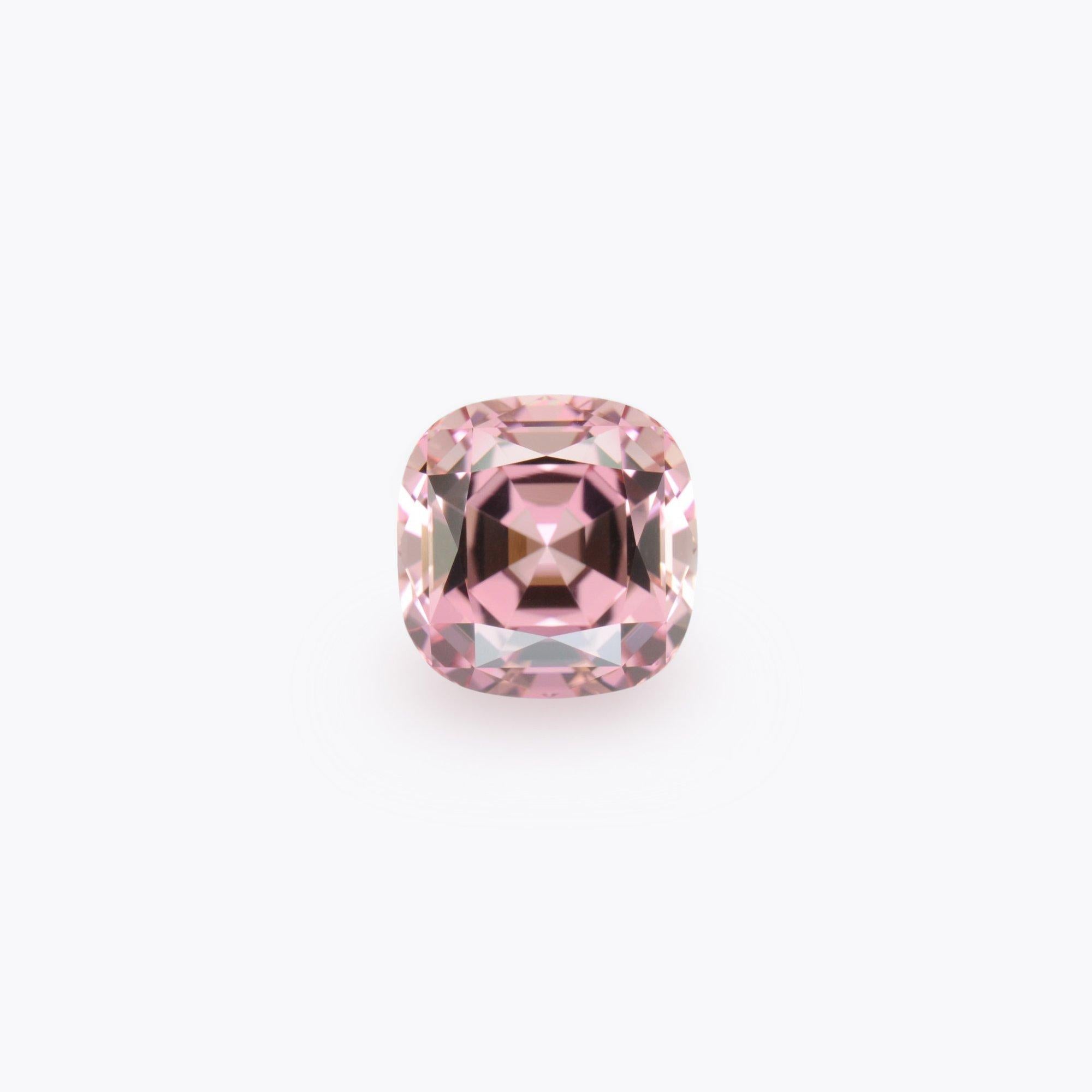 Exquisite 7.82 carat Pink Tourmaline cushion cut gem offered loose to a classy lady.
Returns are accepted and paid by us within 7 days of delivery.
We offer supreme custom jewelry work upon request. Please contact us for more details.
For your