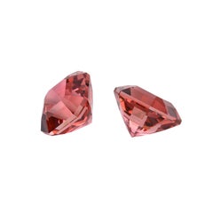 Pink Tourmaline Earrings Pair 12.14 Carats Loose Gemstones