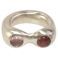 Bague Esme rose tourmaline