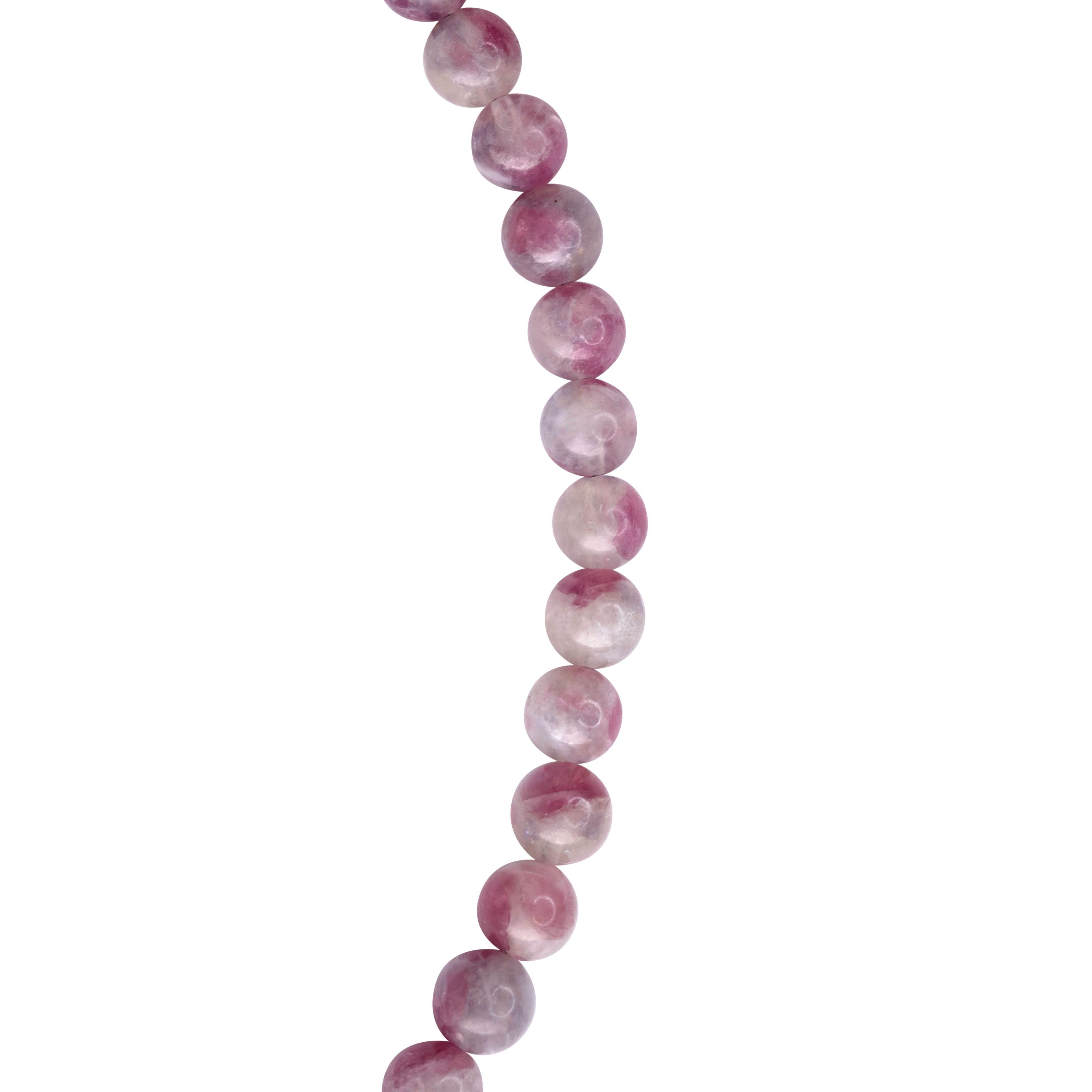 Artisan Pink Tourmaline Half-moon Necklace -by Bombyx House For Sale