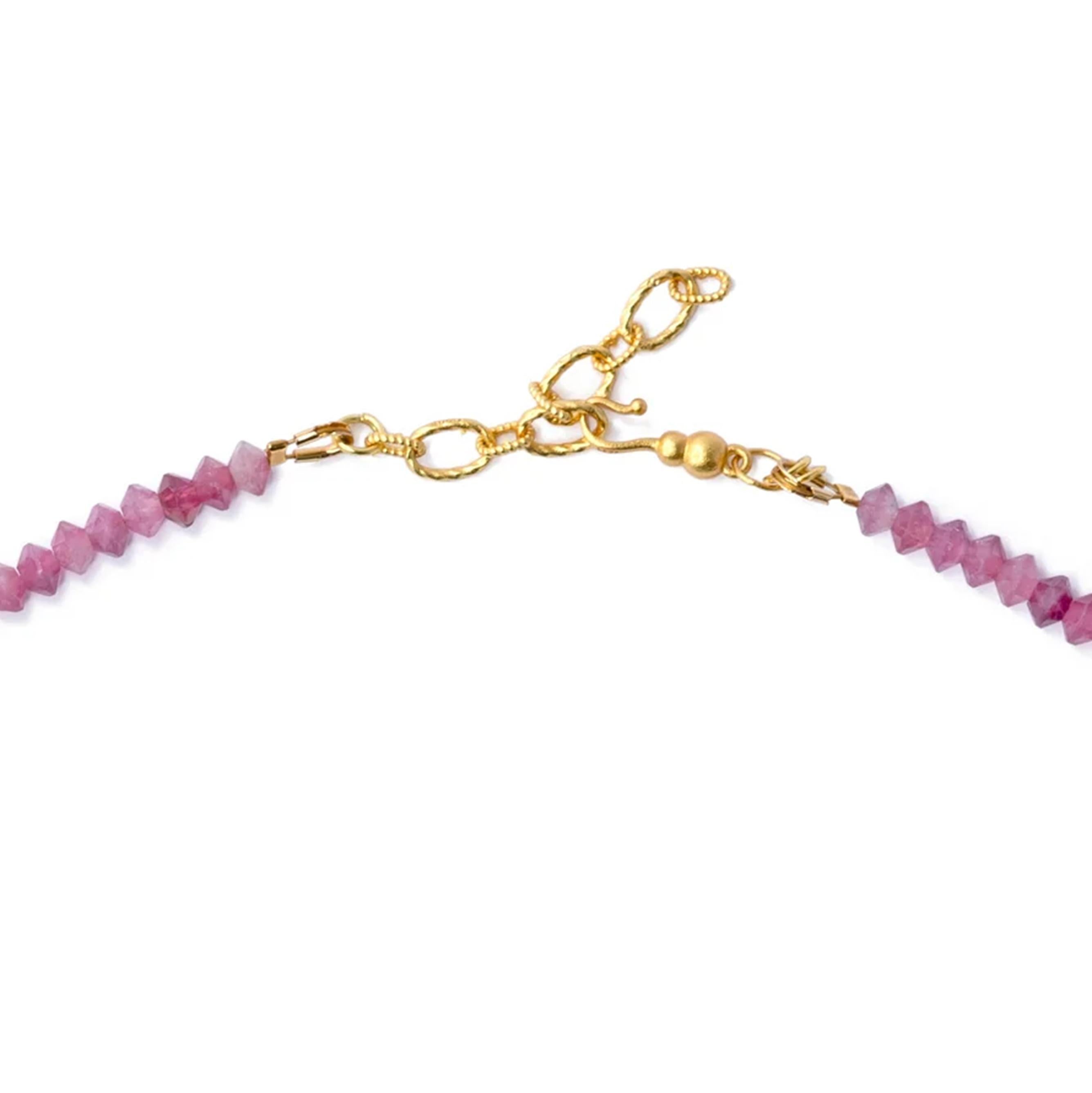 Collana di tormalina rosa - by Bombyx House In condizioni Nuovo in vendita a Westport, CT