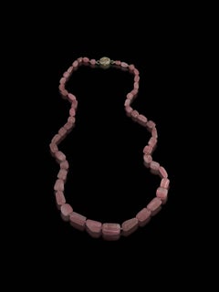 Pink Tourmaline Necklace with Victor Velyan Clamshell Clasp