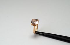 Pink Tourmaline ring 18k