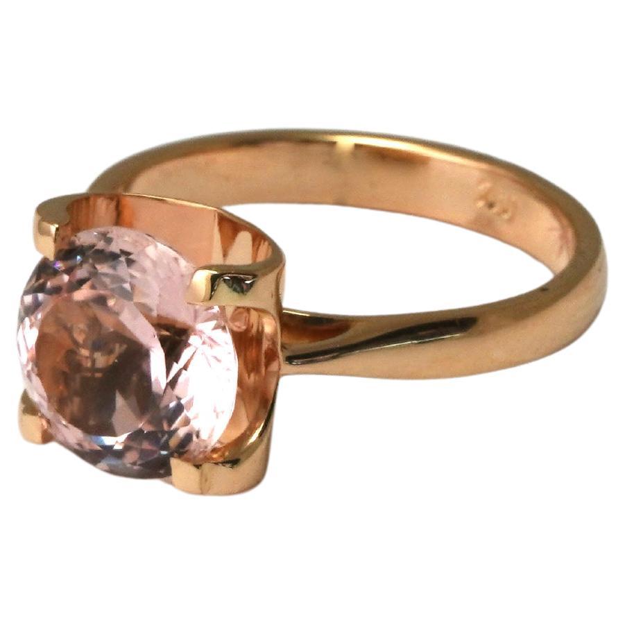 Pink Tourmaline ring 18k