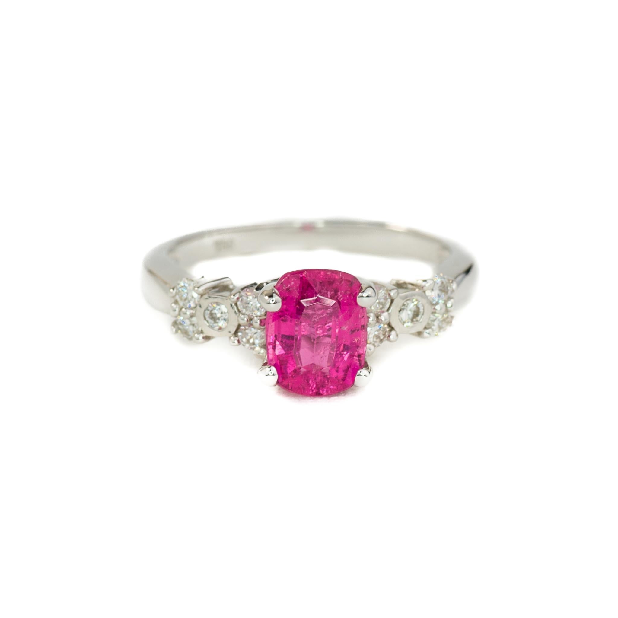 Pink Tourmaline Flower Diamond Ring

Details:
1 ct Tourmaline
0.20 ct diamond
14k Solid Rose Gold


🔍 All diamonds and gems are authenticated by a GIA gemologist

📦 Ready to Ship in 7-10 Business Days
~ Handmade
~ Made to Order

❓ If you have