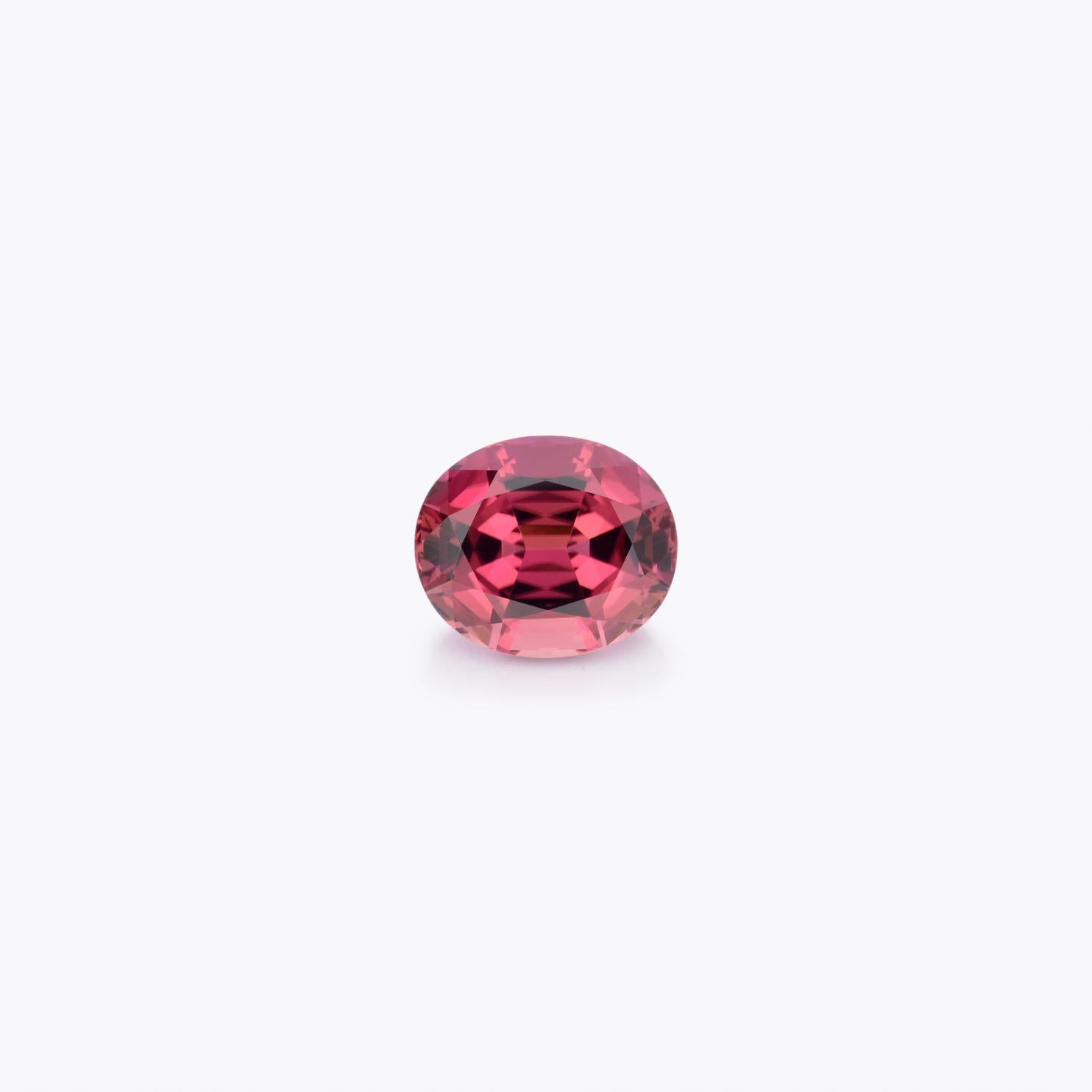 Contemporary Pink Tourmaline Ring Gem 10.43 Carat Unmounted Oval Loose Gemstone