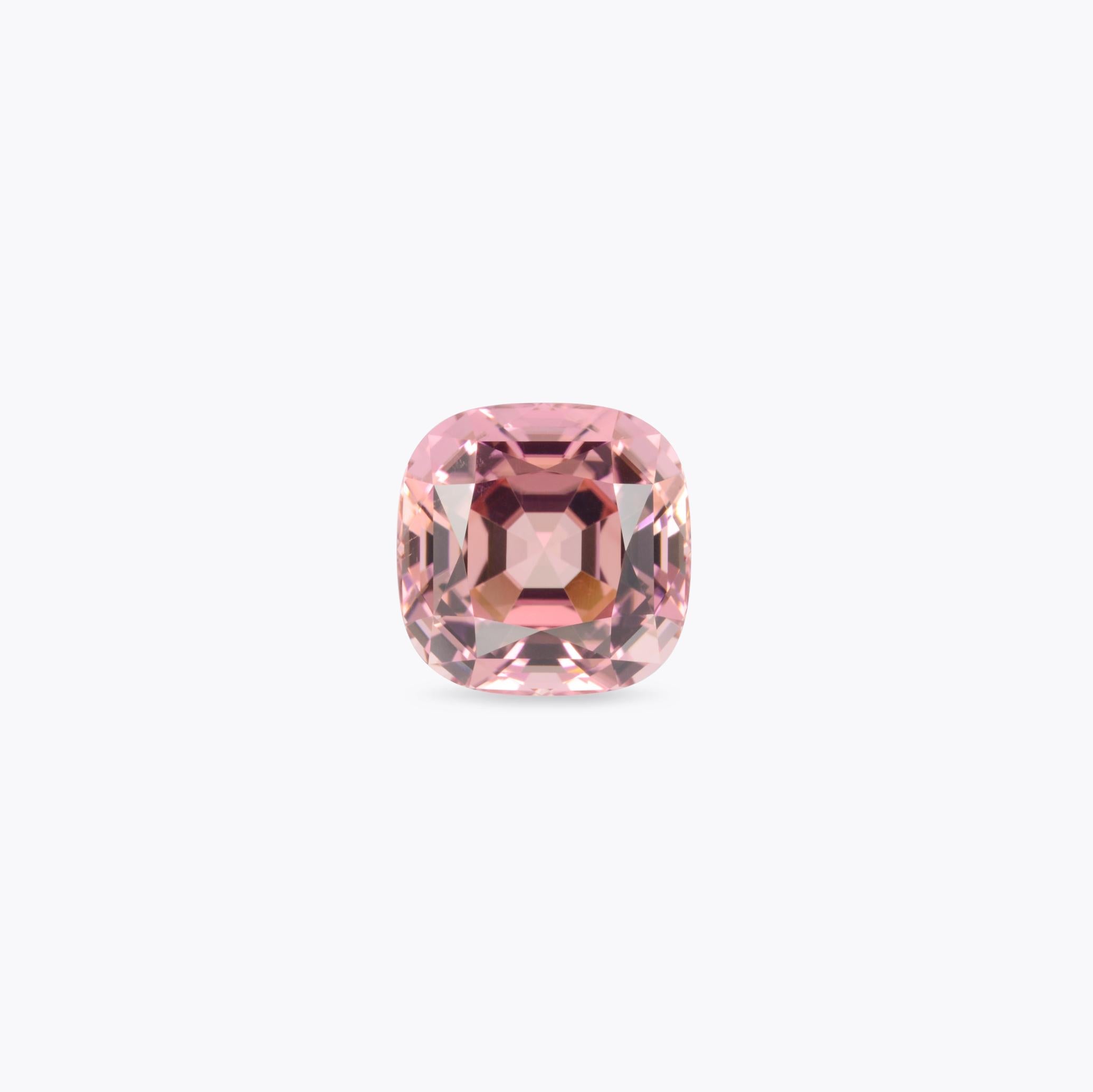 Marvelous 13.06 carat Pink Tourmaline square cushion gem, offered loose to a fine gemstone lover.
Dimensions: 13.70 x 13.70 x 10.40 mm
Returns are accepted and paid by us within 7 days of delivery.
We offer supreme custom jewelry work upon request.