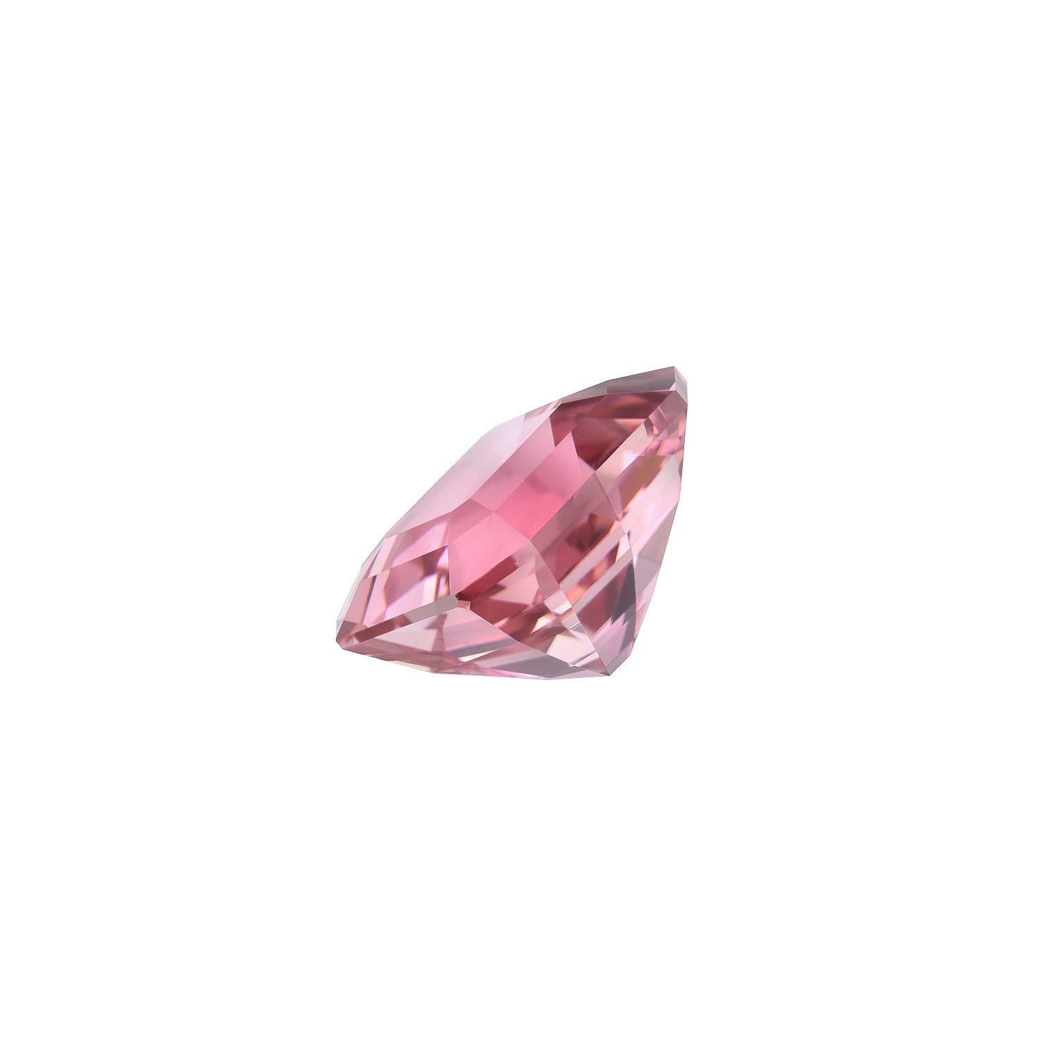 Pristine 3.18 carat Pink Tourmaline emerald cut loose gemstone, offered unmounted to a fine gemstone lover.
Dimensions: 9.3 x 8.3 mm.
Returns are accepted and paid by us within 7 days of delivery.
We offer supreme custom jewelry work upon request.