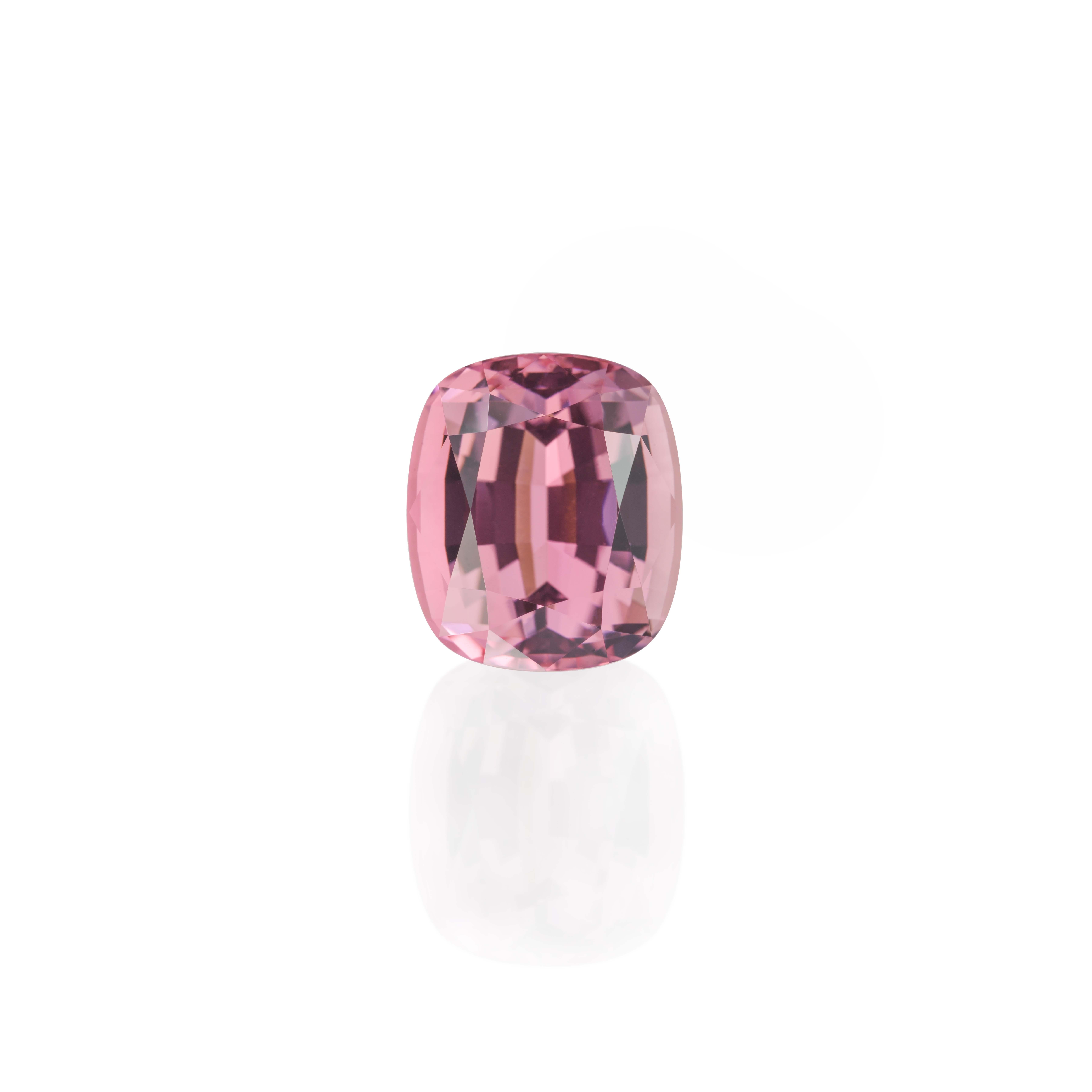 Marvelous 9.36 carat Pink Tourmaline rectangular cushion gem, offered loose to a very special lady.
Returns are accepted and paid by us within 7 days of delivery.
We offer supreme custom jewelry work upon request. Please contact us for more