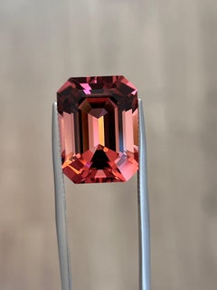 21.22-Carat Pink Tourmaline with Orange Undertones Rare Gem for Luxury Jewelry