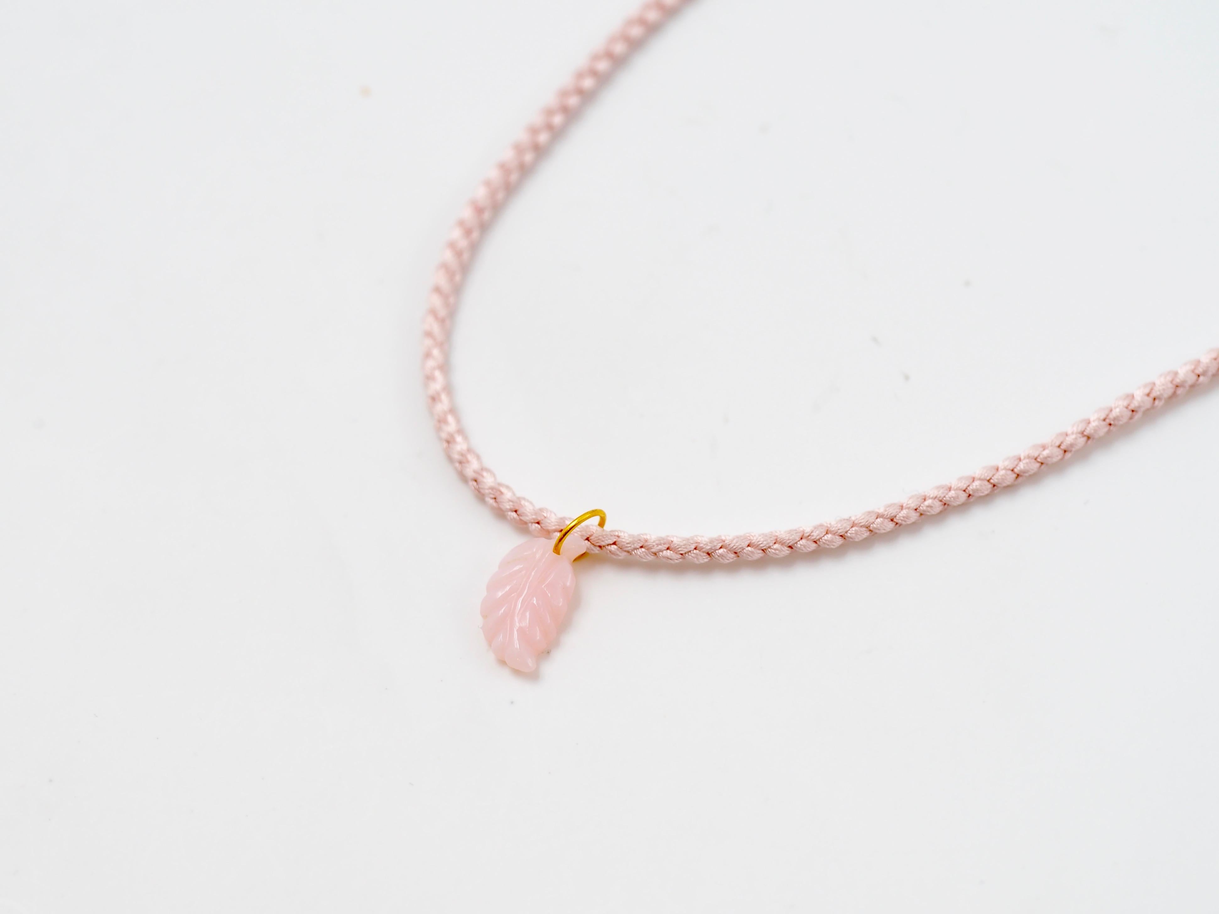 opal and pink tourmaline necklace