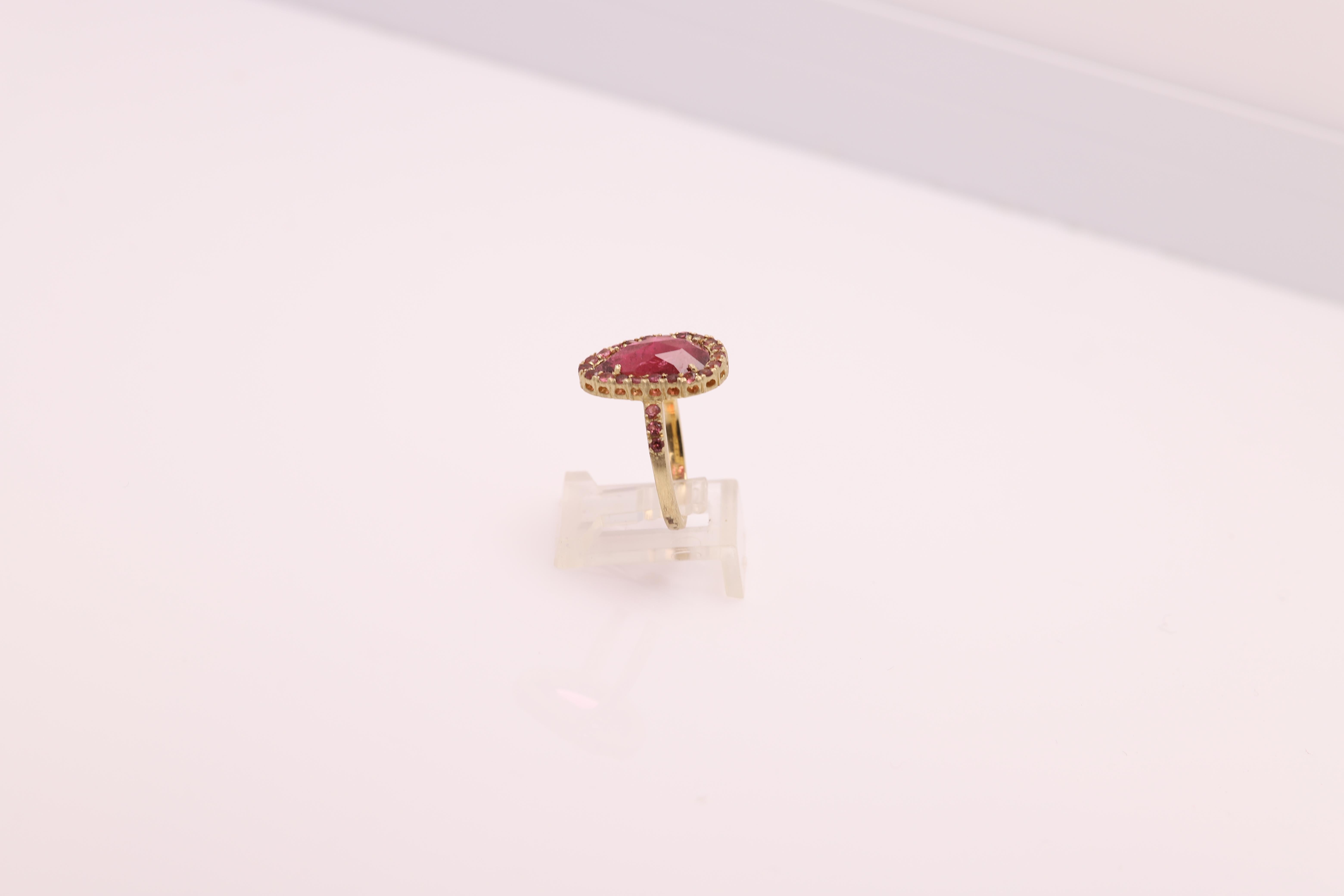 vintage pink rings