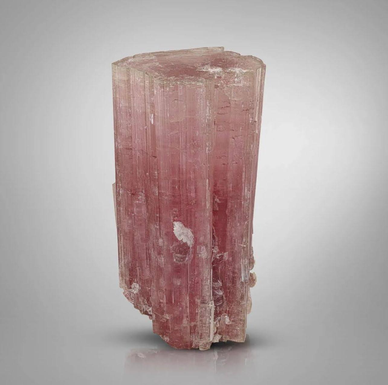 Adam Style Pink Tourmaline With Lepidolite And Perfect Secondary Crystals From Afghanistan For Sale