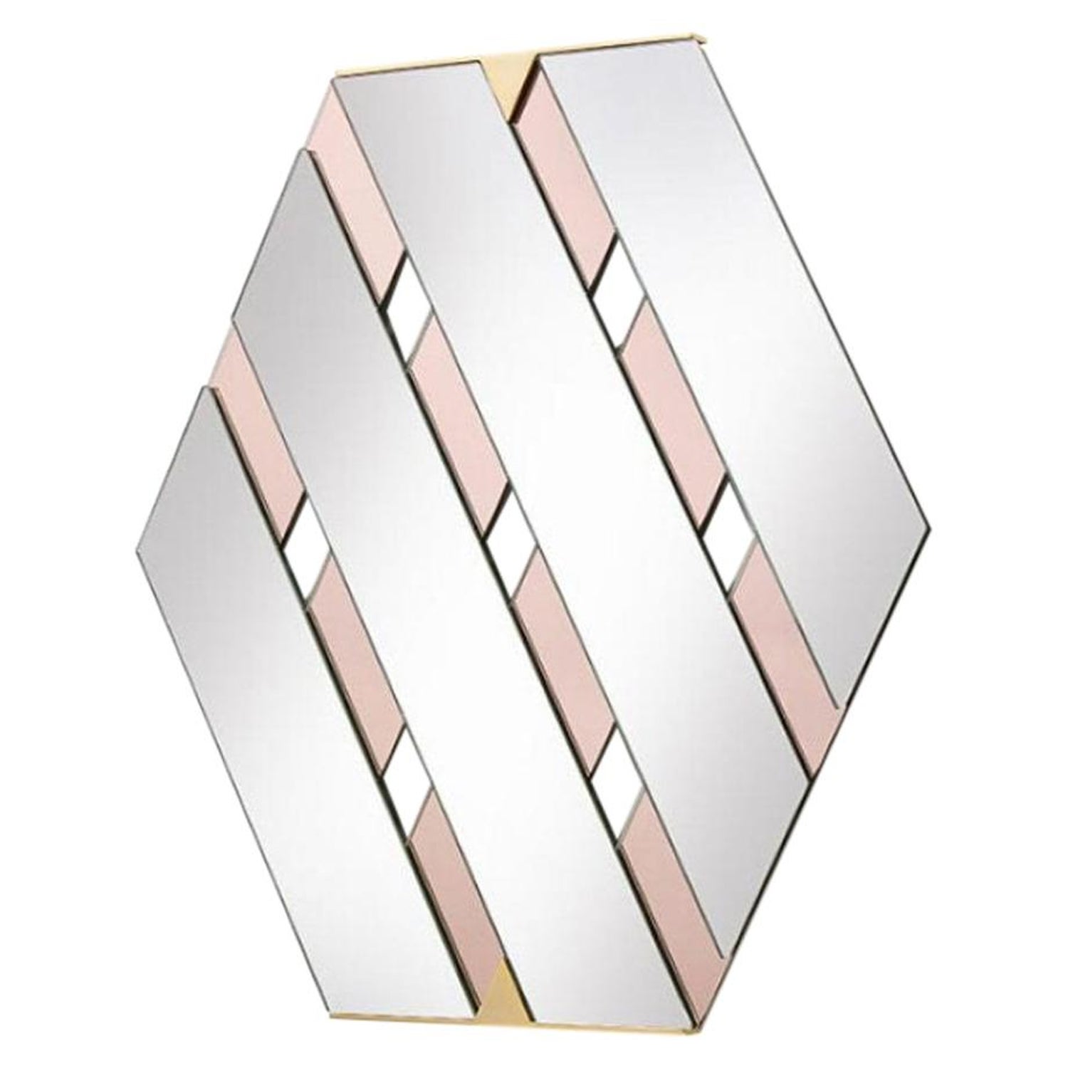 Circum Pink 110 Round Mirror by AYTM For Sale at 1stDibs