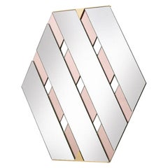 Pink Tresse Mirror by Mason Editions