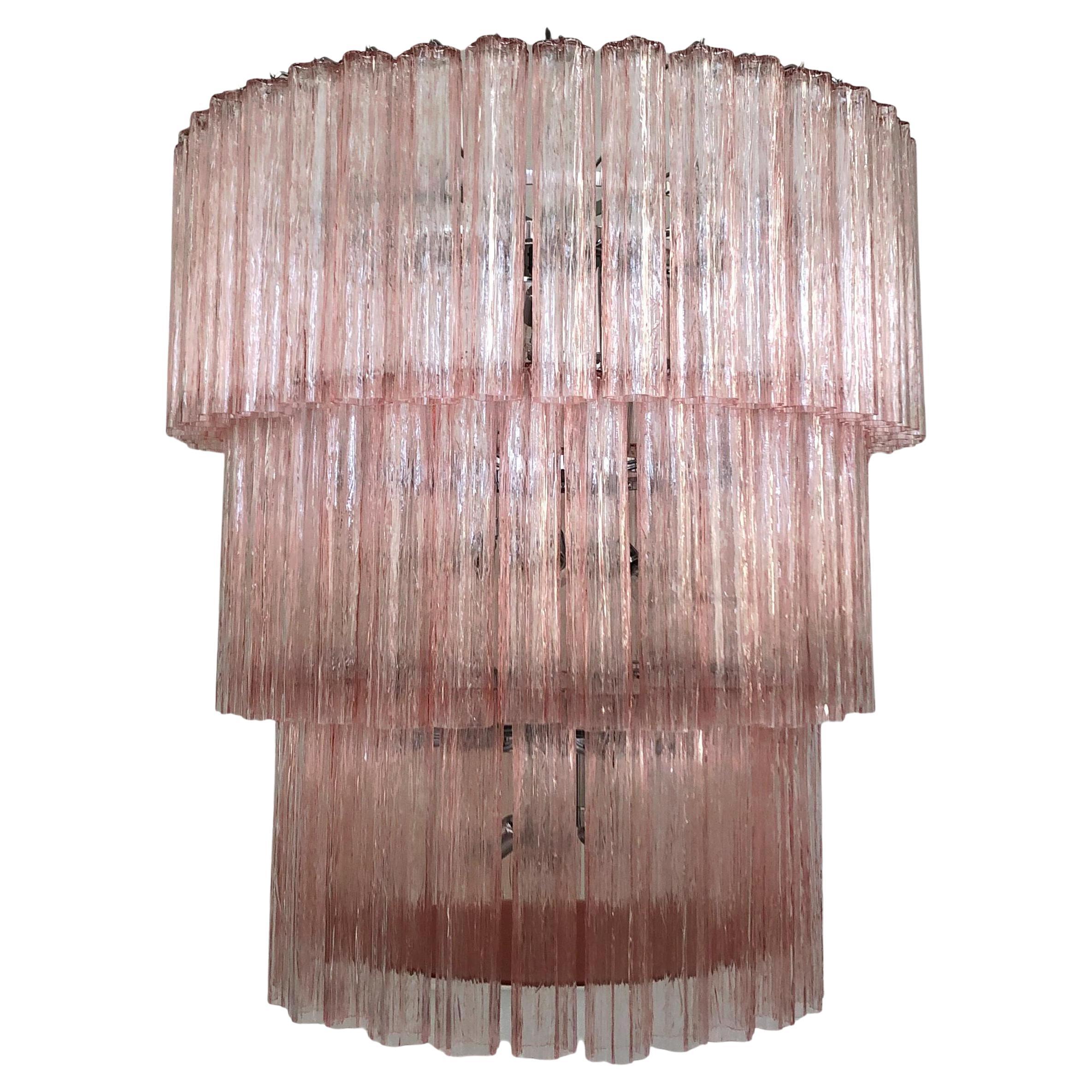 Pink Tronchi Chandelier by Fabio Ltd