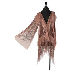 Pink tulle and sequin cocktail mini dress ALEXANDRE VAUTHIER