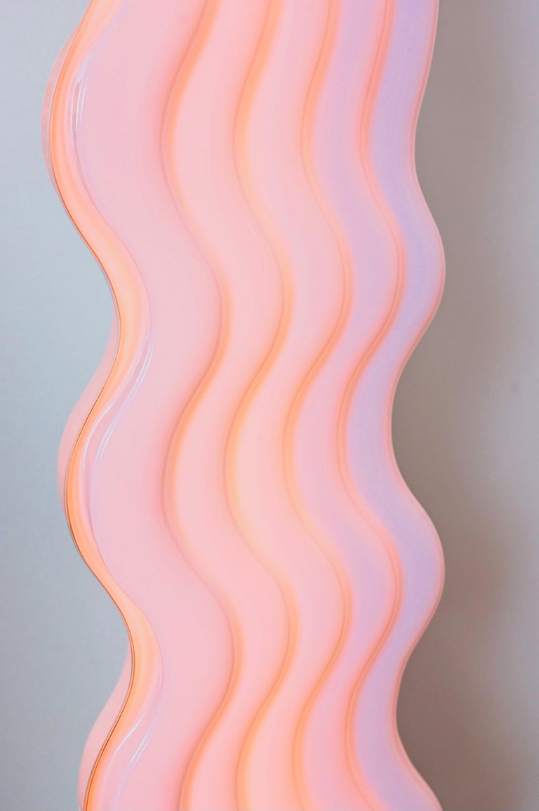 Mid-Century Modern Pink ‘Ultrafragola’ Mirror Designed by Ettore Sottsass for Poltronova, Italy For Sale