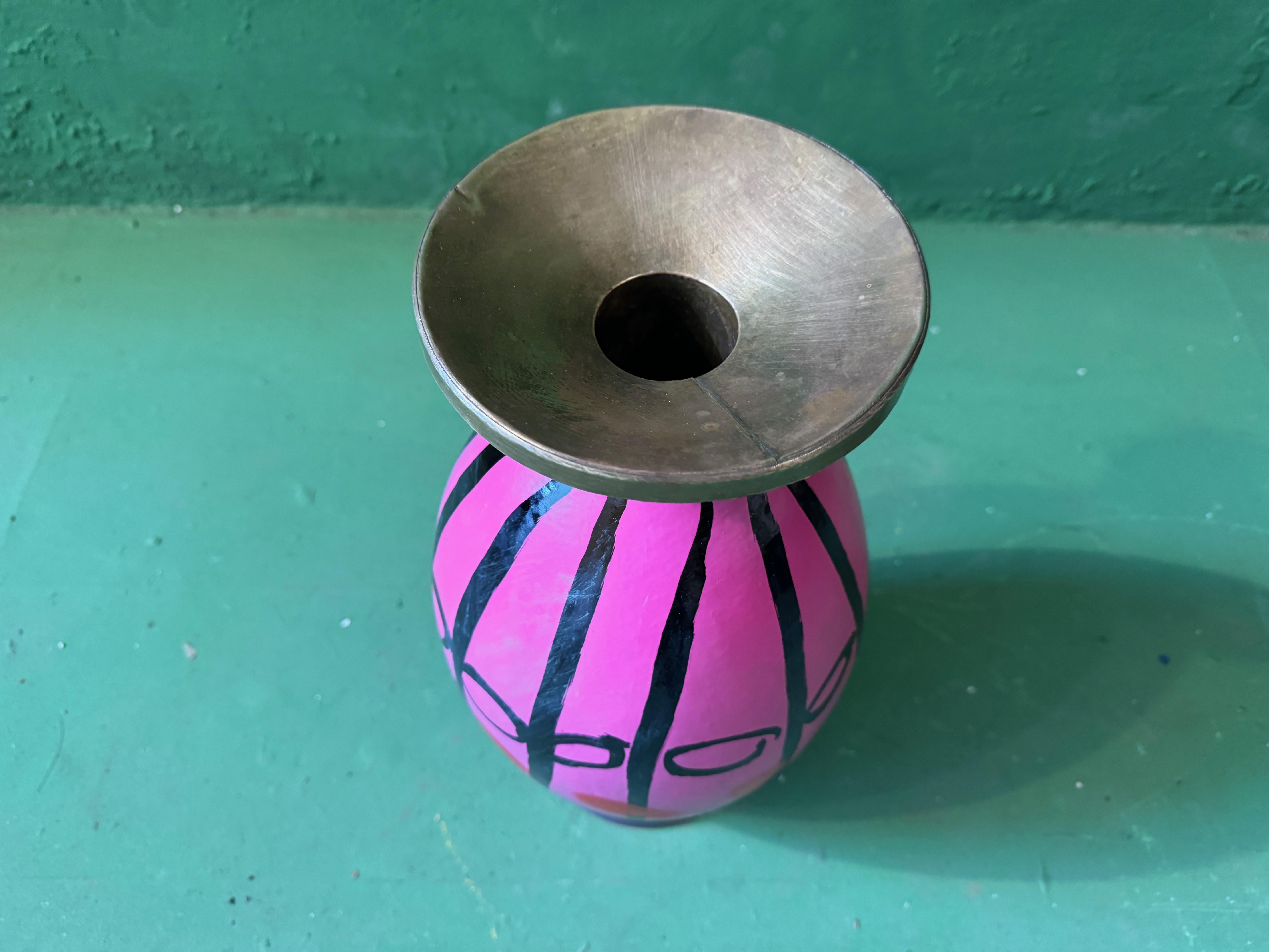 Adam Style Pink Vase by Markus Friedrich Staab 2024 For Sale