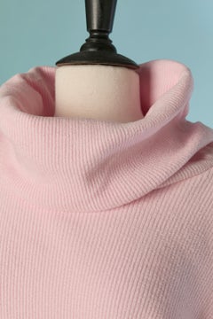 Pink velvet knit sweater ALEXANDRE VAUTHIER