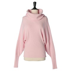 Pink velvet knit sweater ALEXANDRE VAUTHIER