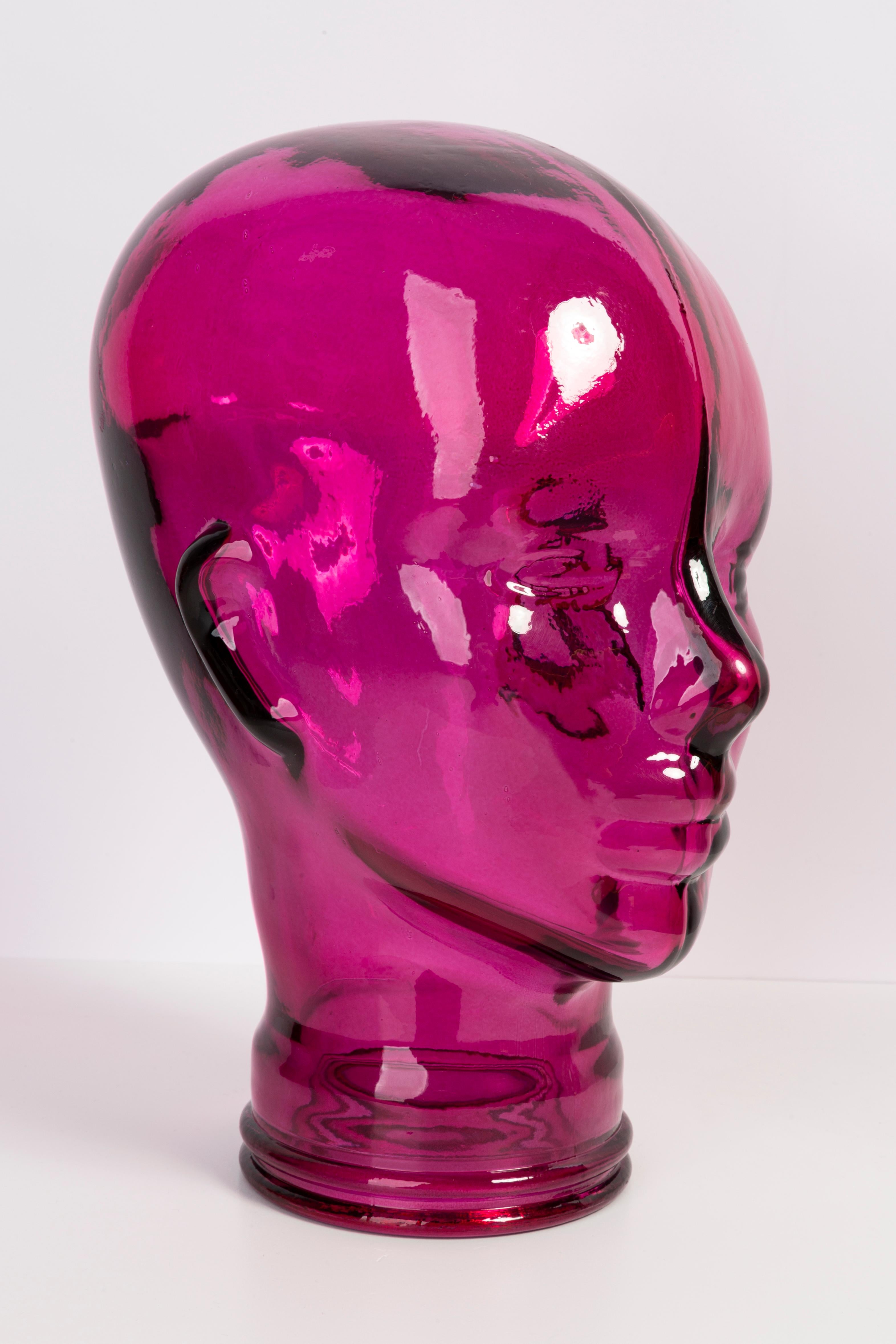 pink mannequin head