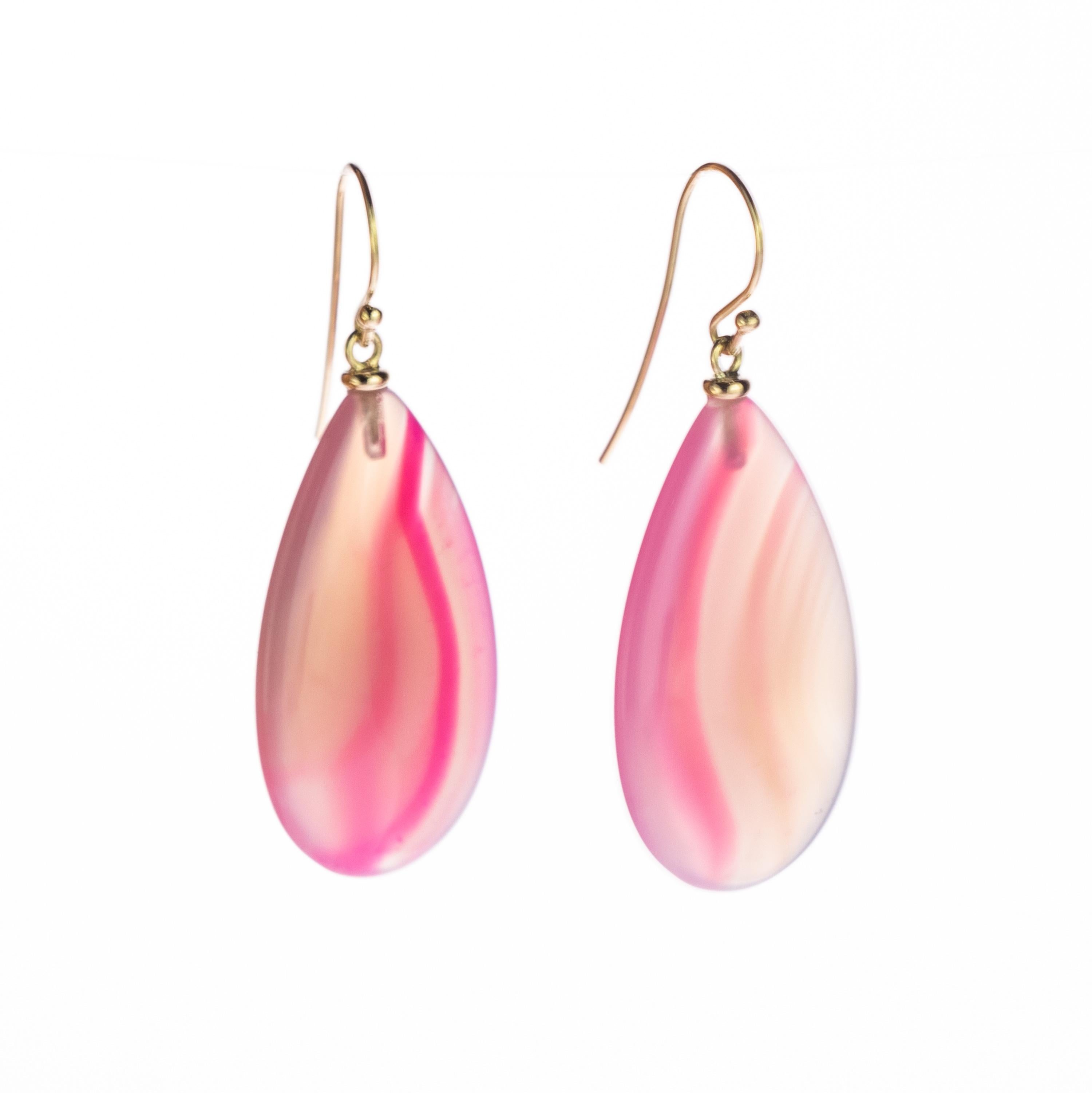 pink and white agate