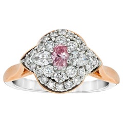 Pink & White Diamond Ring - A Gerard McCabe Eagle Design