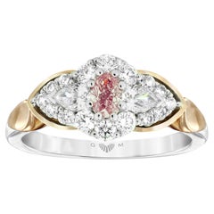 Pink & White Diamond Ring - Gerard McCabe's Eagle Design