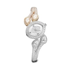 Pink & White Gold Diamond Watch