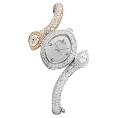 Pink & White Gold Diamond Watch