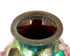 Vase à glycine rose de Camille Fauré