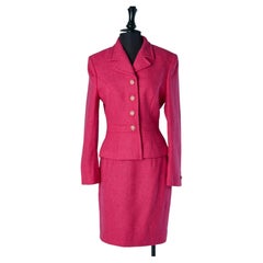 Combinaison jupe en laine rose VERSUS by GIANNI VERSACE