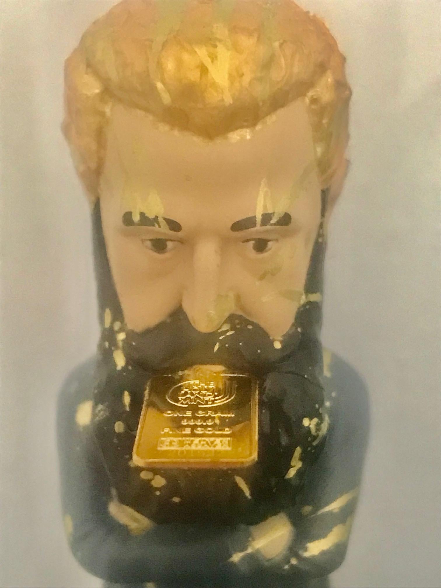 Combien tu Pez?  Oro Herzl. Eroi di Israel. Pezzo unico in vendita 2
