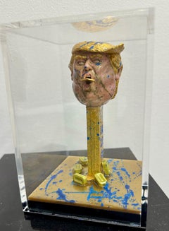 Combien tu Pez? PINKHAS Gold Bar Donald TRUMP Unique Piece