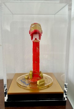 Combien tu Pez ? PINKHAS Barre d'or Iron Man Pièce unique