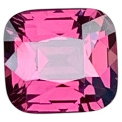Pinkish Magenta Cushion Cut Tanzanian Spinel Gemstone for Ring & Pendant Jewelry