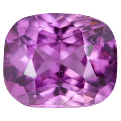 Pinkish Purple Sapphire Cushion Natural Heated, Loose Gemstone