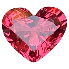 Pinkish Red Natural Certified Spinel Loose Gemstone 1.29 Ct Heart Shape-Jewel