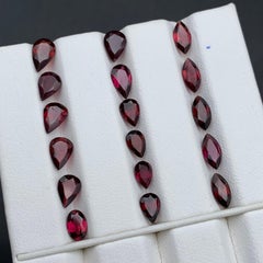 Pinkish Red Natural Rhodolite Garnet Jewelry Size Loose Gemstones Lot 12.85 Ct