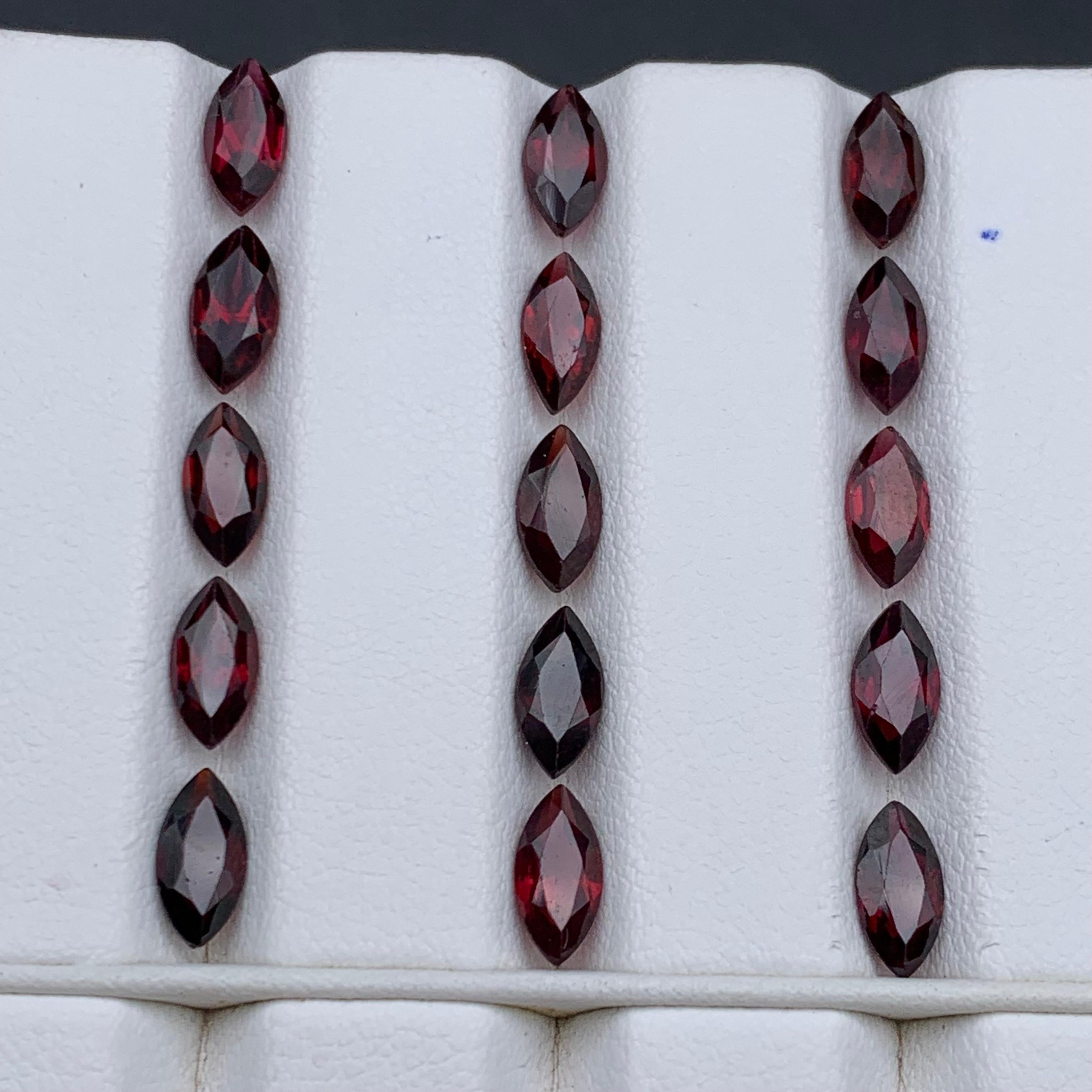Pinkish Red Natural Rhodolite Garnet Jewelry Size Loose Gemstones Lot 13.30 Ct For Sale 5