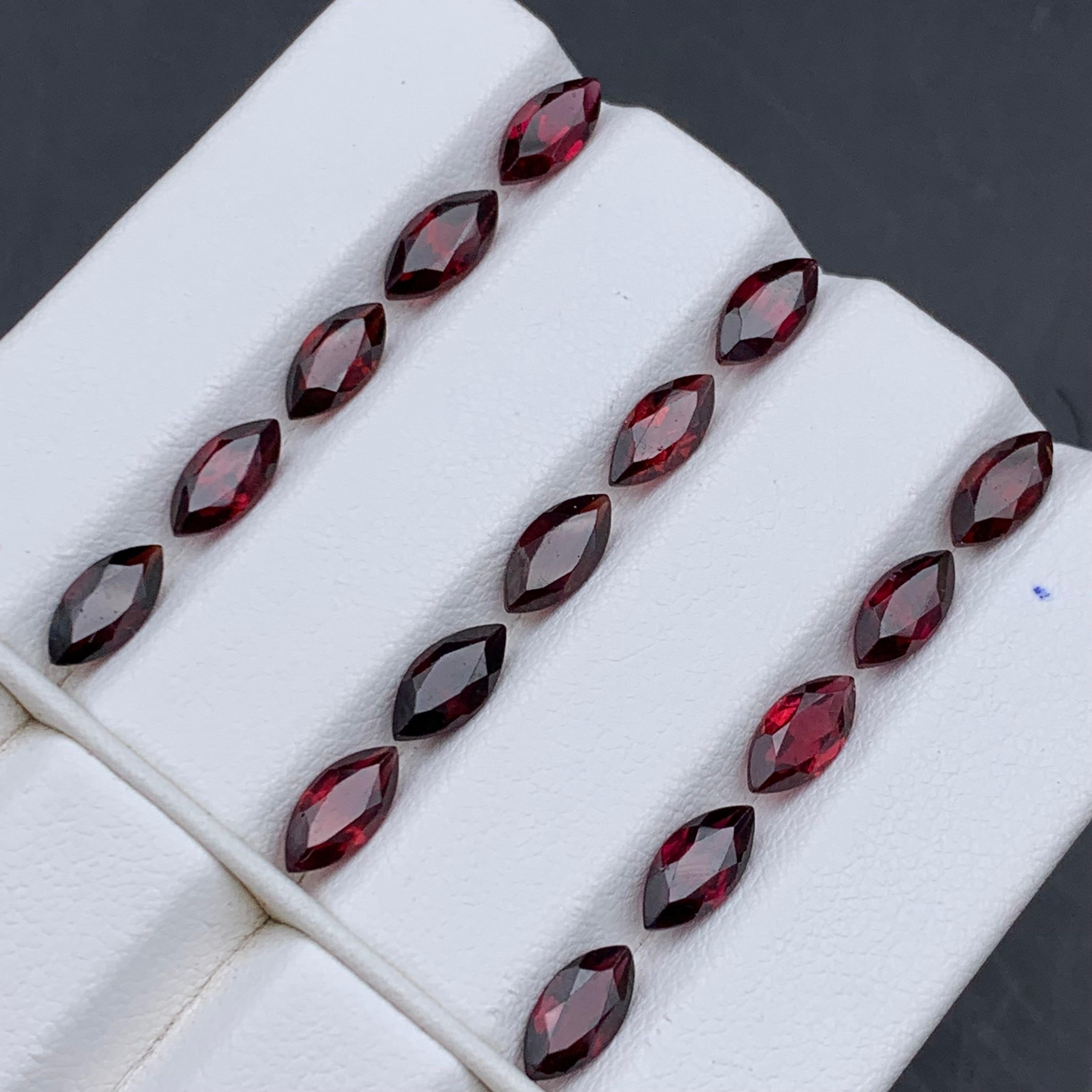 Pinkish Red Natural Rhodolite Garnet Jewelry Size Loose Gemstones Lot 13.30 Ct For Sale 1