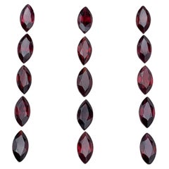 Pierres précieuses en rhodolite naturelle rouge rosé taille bijou de 13.30 carats