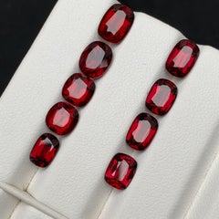 Pinkish Red Natural Rhodolite Garnet Jewelry Size Loose Gemstones Lot 15.65 Ct