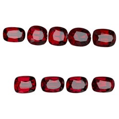 Pinkish Red Natural Rhodolite Garnet Jewelry Size Loose Gemstones Lot 15.65 Ct